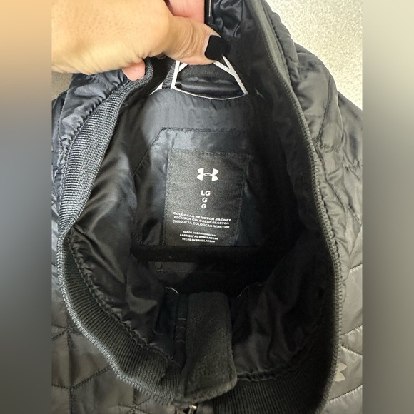 A260 Under Armour Womens ColdGear Reactor Performance Jacket Sz Large - Picture 4 of 9